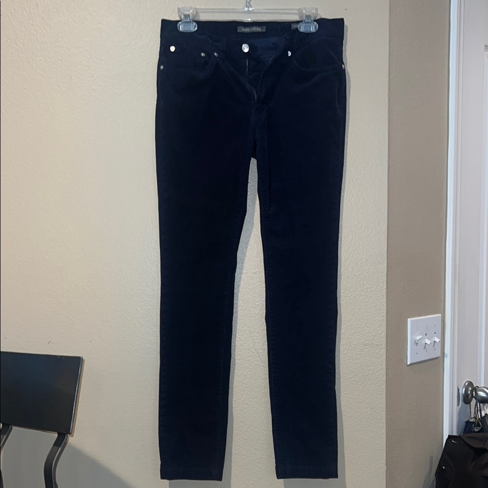 Slate & Stone Sloan Slim Fit Navy Corduroy Pants